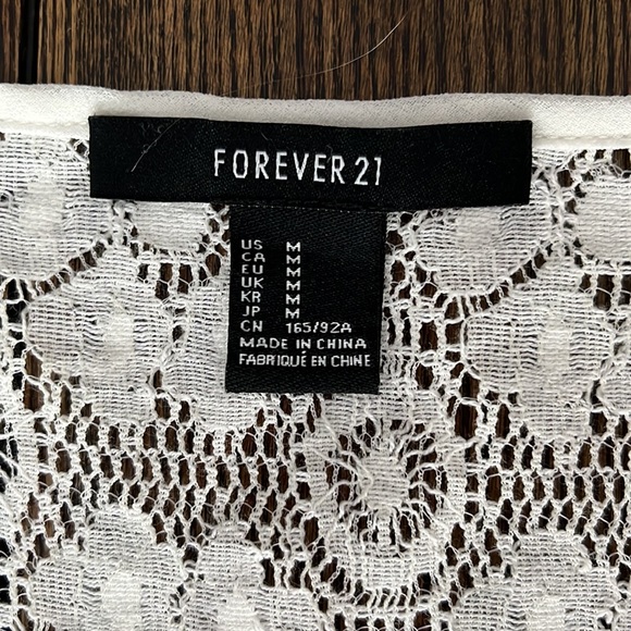 EUC Forever 21 ivory dress - Picture 7 of 8